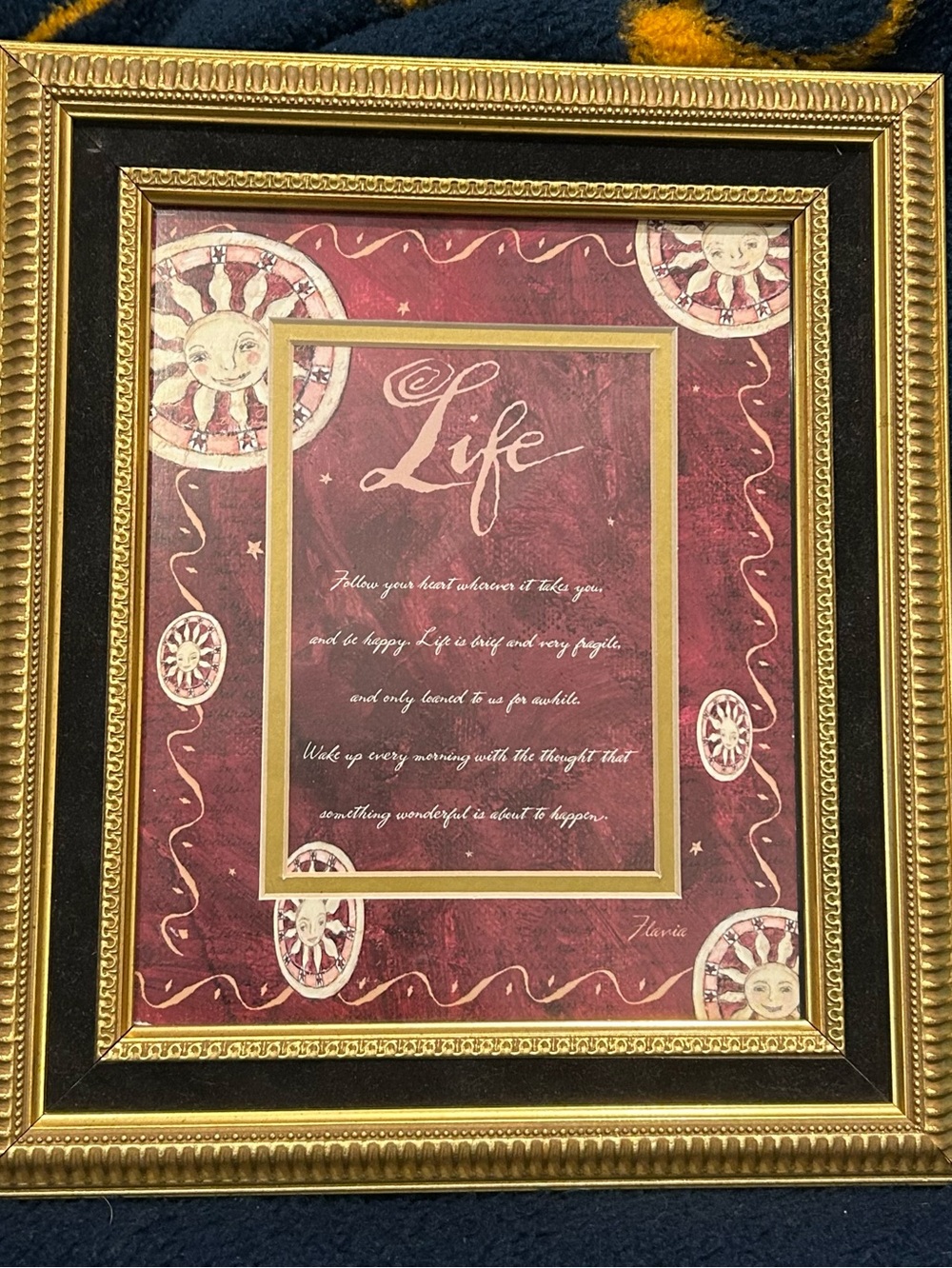 Vintage 90s Celestial Flavia Weedin Life Framed Print Whimsigoth Gallery Wall